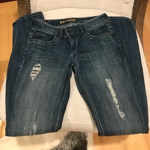 Express “Stella Barely Boot” Jeans